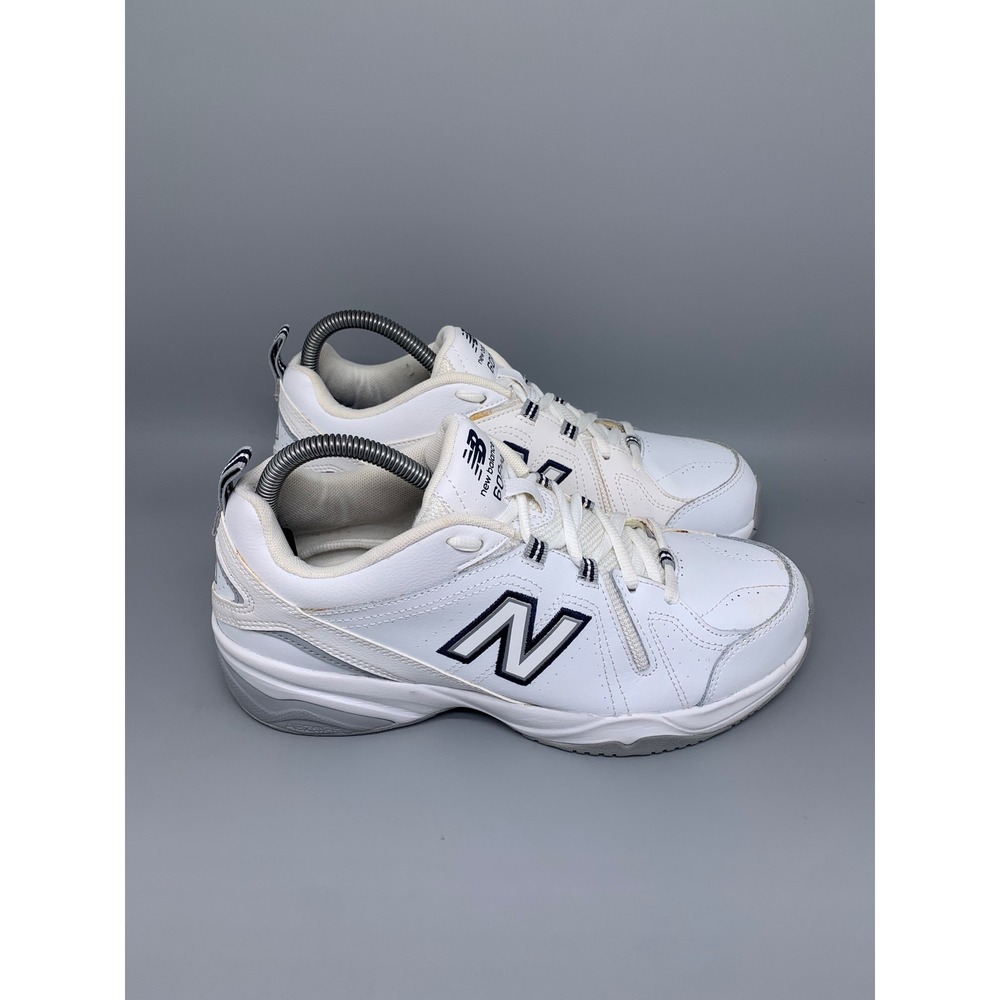 New Balance 608v4 White Navy Training Shoes WX608W4 Women's Sz 9